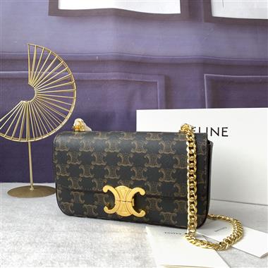 CELINE   2025新款女生時尚包包 尺寸：20.5*10.5*4CM