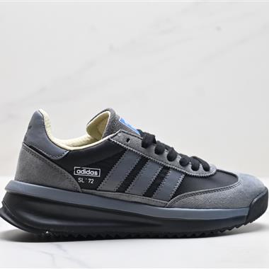 Adidas SL 72 RS 三葉草復古休閒跑步鞋休閒運動鞋