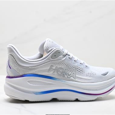 HOKA ONE ONE Bondi 9 復古舒適防滑耐磨 低幫 山地戶外跑步鞋