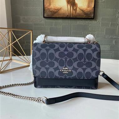 COACH   2025新款女生時尚包包 尺寸：22*15*9CM