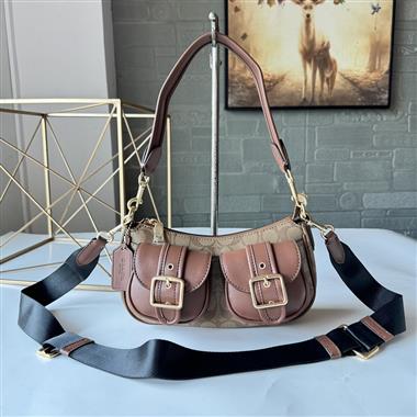 COACH   2025新款女生時尚包包 尺寸：25*10.5*7CM