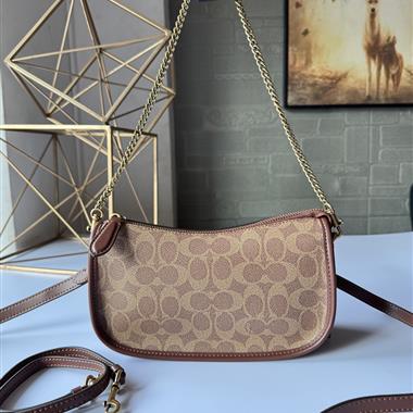 COACH   2025新款女生時尚包包 尺寸：24*14*8CM