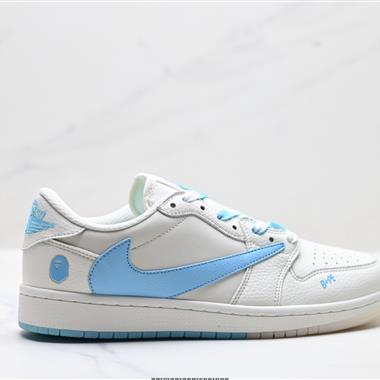 Nike Air Jordan 1 x Travis Scott AJ1倒勾 低幫文化籃球鞋