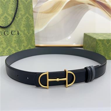 GUCCI   2026新款時尚皮帶  3.0CM