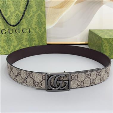 GUCCI   2026新款時尚皮帶  3.5CM