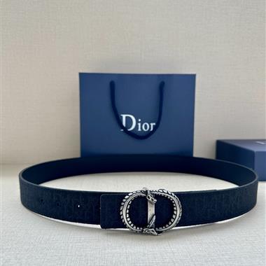 DIOR    2026新款時尚皮帶  3.5CM