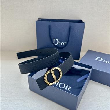 DIOR    2026新款時尚皮帶  3.5CM