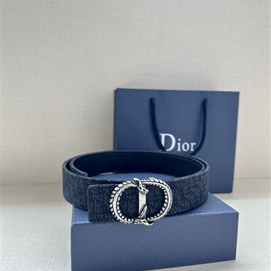 DIOR    2026新款時尚皮帶  3.5CM