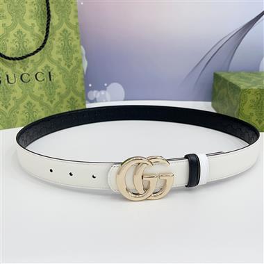 GUCCI    2026新款時尚皮帶  3.0CM