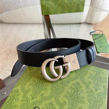 GUCCI   2026新款時尚皮帶  3.7CM