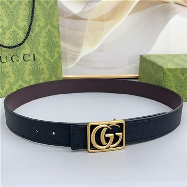 GUCCI   2026新款時尚皮帶  3.5CM
