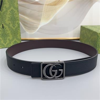 GUCCI   2026新款時尚皮帶  3.5CM