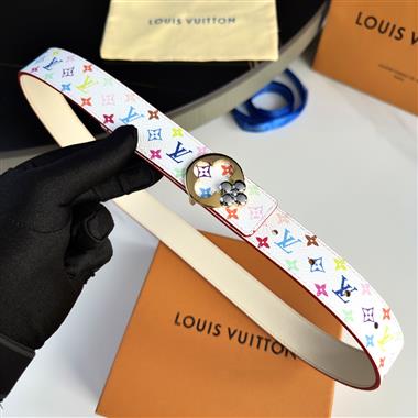 LOUIS VUITTON    2026新款時尚皮帶  3.0CM
