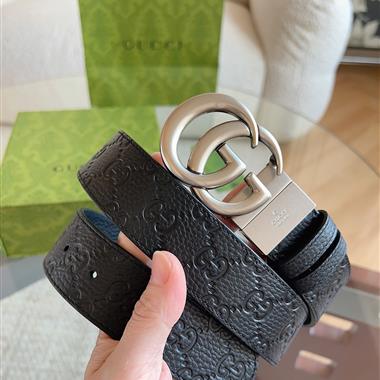 GUCCI   2026新款時尚皮帶  3.8CM