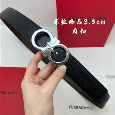 Ferragamo   2026新款時尚皮帶  3.5CM