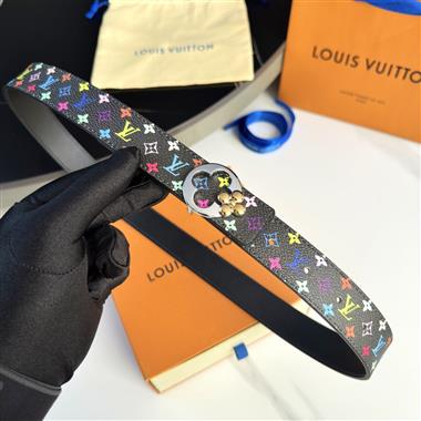 LOUIS VUITTON    2026新款時尚皮帶  3.0CM