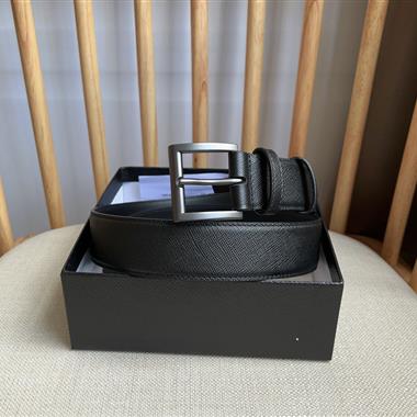 PRADA   2026新款時尚皮帶  3.5CM