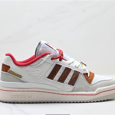 Adidas Forum Low CL 低幫百搭潮流休閒板鞋