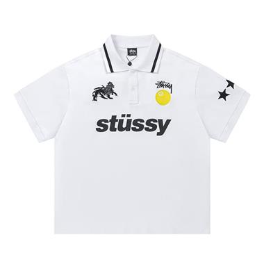 STUSSY   2026春夏新款短袖POLO衫  尺寸偏大