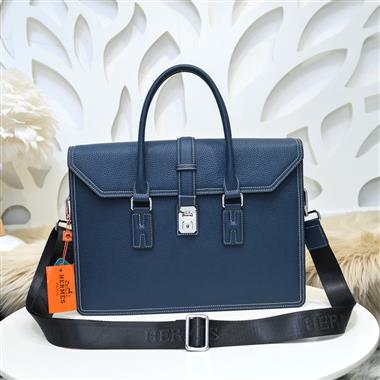 HERMES   2026新款男生時尚包包 尺寸：38*28*7CM