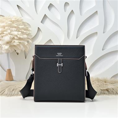 HERMES   2026新款男生時尚包包 尺寸：28*26*6CM