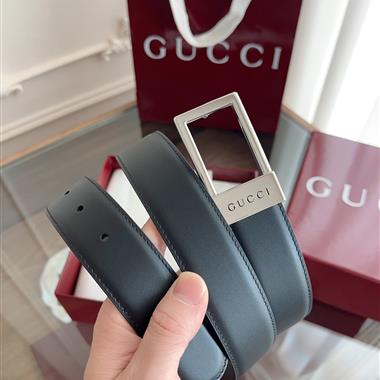 GUCCI   2026新款時尚皮帶   3.5CM