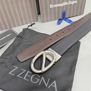 ZEGNA   2026新款時尚皮帶   3.5CM