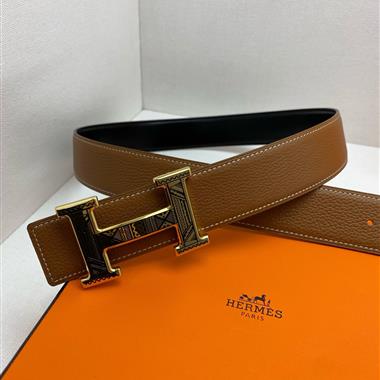 HERMES  2026新款時尚皮帶   3.8CM