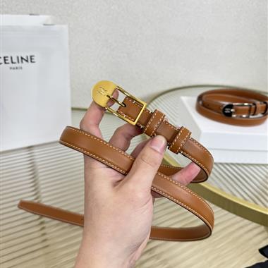 CELINE   2026新款時尚皮帶   1.8CM