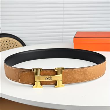 HERMES   2026新款時尚皮帶   3.8CM