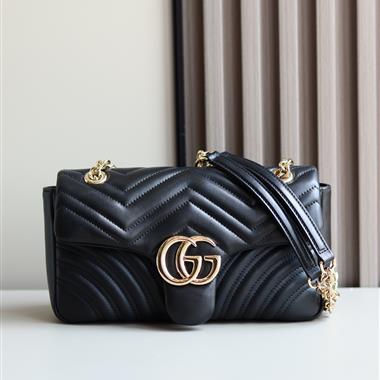 GUCCI  2026新款女生時尚包包  尺寸：26*15*7CM