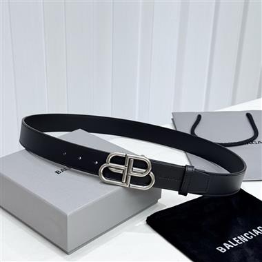 Balenciaga   2026新款時尚皮帶   3.5CM