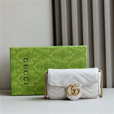GUCCI  2026新款女生時尚包包  尺寸：10*16.5*4.5CM