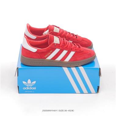 Adidas HANDBALL SPEZIAL 三葉草學院風復古休閒板鞋