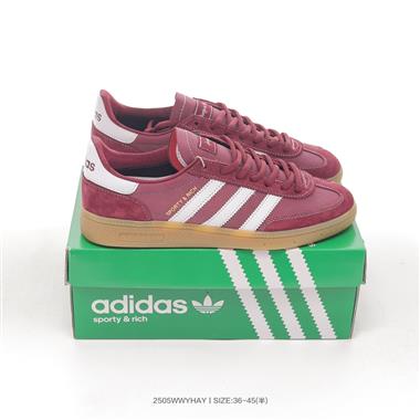 Adidas HANDBALL SPEZIAL 三葉草學院風復古休閒板鞋