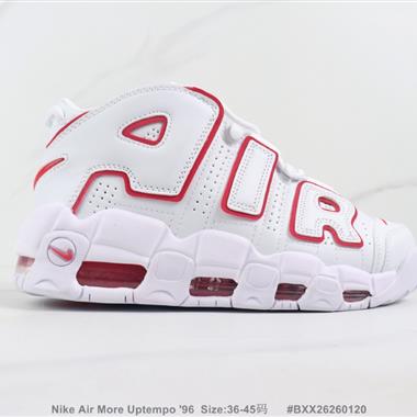 Nike Air More Uptempo '96 全掌氣墊緩震高幫籃球鞋