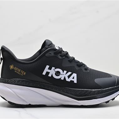 HOKA ONE ONE Challenger ATR 7 GTX 系帶 織物合成革 低幫 越野跑步鞋
