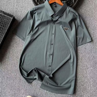 PRADA   2026夏季新款短袖襯衫
