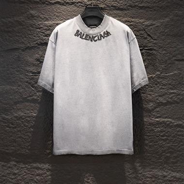 Balenciaga   2026夏季新款短袖T恤  尺寸偏大