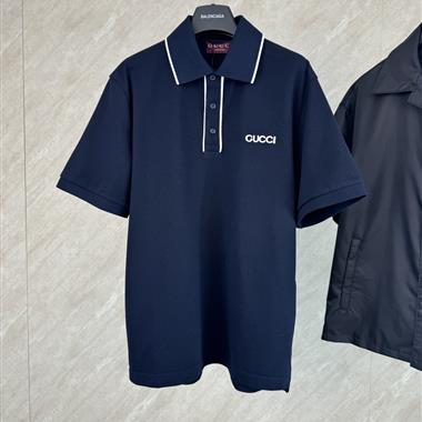 GUCCI   2026夏季新款短袖POLO衫  尺寸偏大