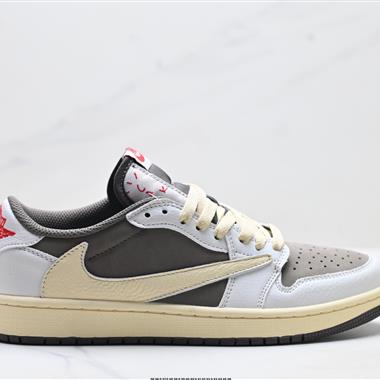 Nike Air Jordan 1 x Travis Scott AJ1倒勾 喬一倒鉤 低幫文化籃球鞋