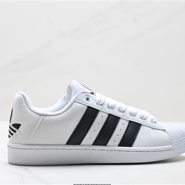 Adidas Originals Superstar貝殼頭系列 三葉草低幫經典百搭休閒運動板鞋