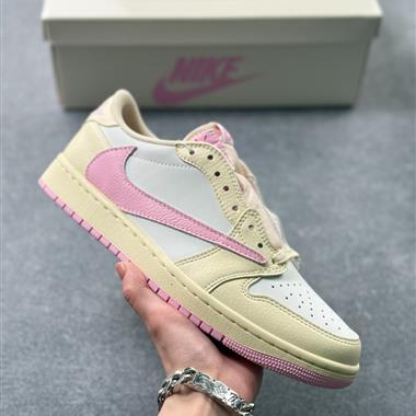 Travis Scott x Nike Air Jordan AJ1 Low OG SP TS聯名倒鉤低幫板鞋