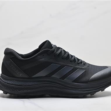 Adidas Terrex Agravic LT 系帶緩震輕質 舒適百搭 低幫馬拉松運動跑步鞋