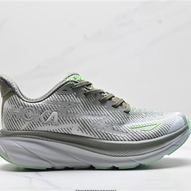 HOKA M CLIFTON 9 輕量低幫戶外越野跑鞋