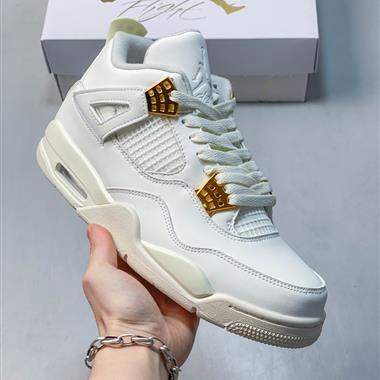 Nike Jordan Air Jordan 4 “Metallic Gold” 舒適百搭 耐磨 復古籃球鞋
