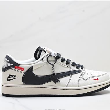 Nike Air Jordan 1 x Travis Scott AJ1 低幫文化籃球鞋