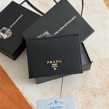 PRADA    2026新款時尚皮夾  尺寸：11.2*9.5CM