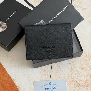 PRADA    2026新款時尚皮夾  尺寸：11.2*9.5CM