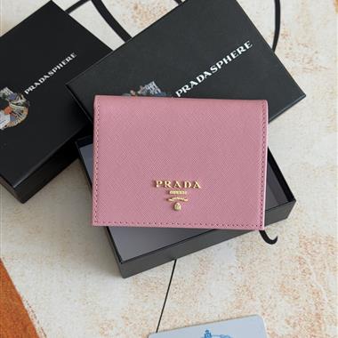 PRADA    2026新款時尚皮夾  尺寸：11.2*9.5CM